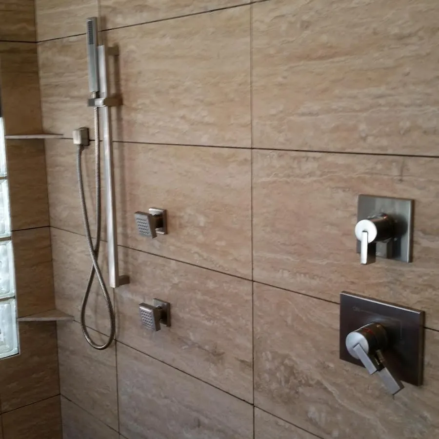 Shower fixture installation for Water Heater Replacement in Northborough